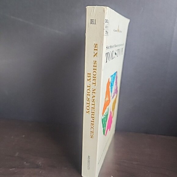 Tolstoy Six Short Masterpieces 1972 3rd Printing Vintage Dell Paperback Book - Picture 2 of 11